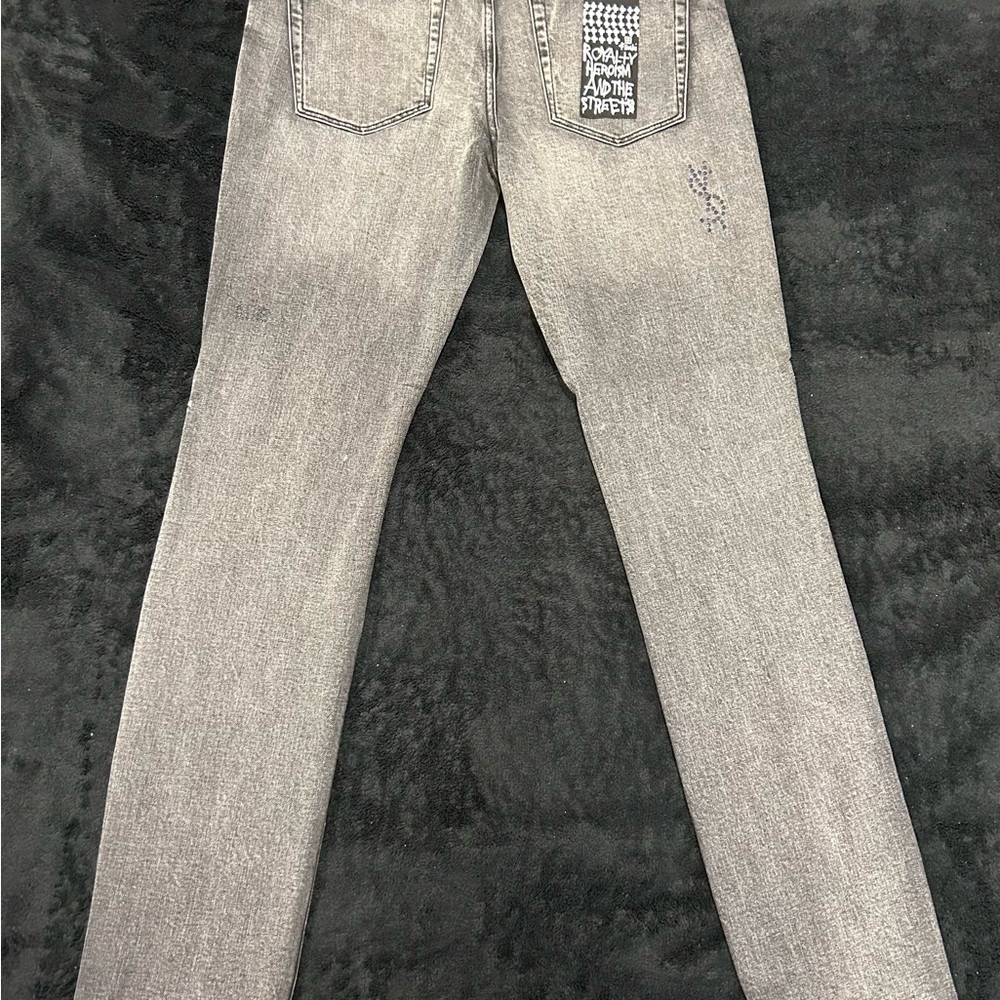 Ksubi Light Gray Straight Jeans